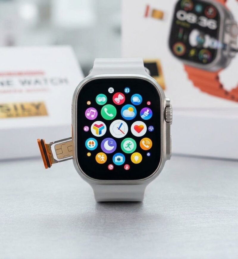 BW9 4G SIM Supported Smartwatch – Camera, Bluetooth Calling & Fitness Tracking