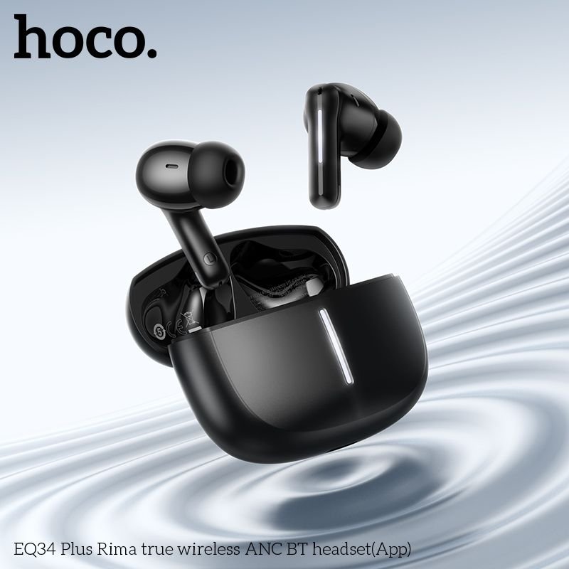 HOCO EQ34 Plus Rima ANC+ENC TWS Wireless Earbuds – Bluetooth 5.4 & 7-Hour Playtime