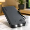 Ven-Dens VD-PB059 20000mAh Power Bank with Built-in Cables & LED Battery Display