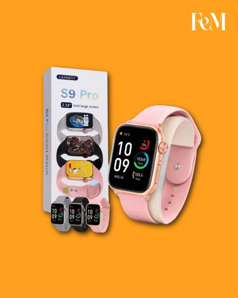 LAXASFIT S9 Pro SmartWatch LAXASFIT S9 Pro Smartwatch – 2.19" HD Display & Bluetooth Calling