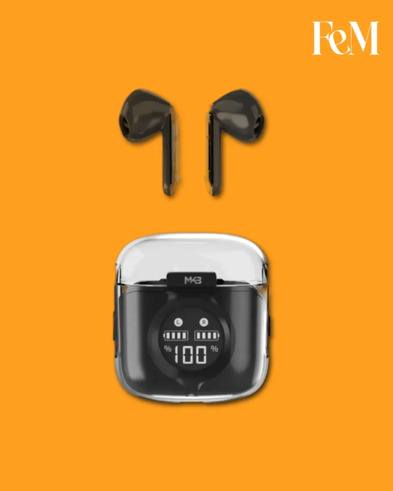 MKB S2 Pro True Wireless Earphone MKB S2 Pro ENC TWS Wireless Earbuds with Bluetooth 5.3 & LED Display